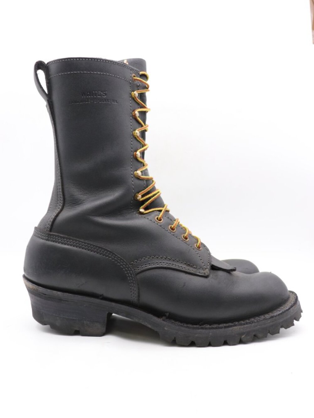 White's Smokejumper Boots Men's Size 11 EE Black Leather Ranger Made In USA